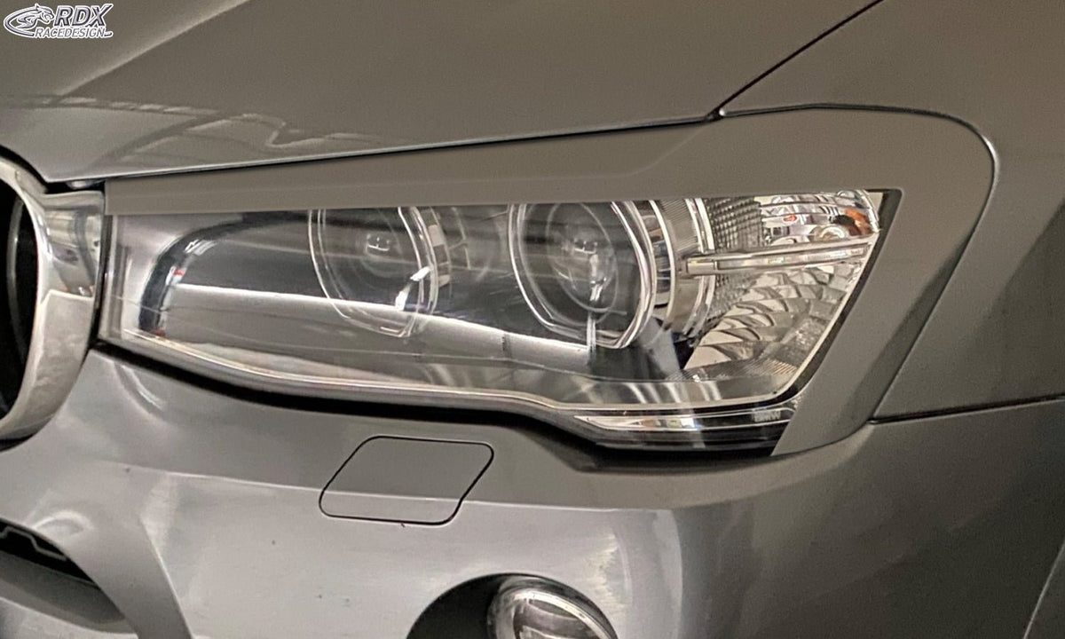 Headlight Covers for BMW X3 F25 LCI & X4 F26 (2014-2018) Light Brows RDX - RDX - RDSB134