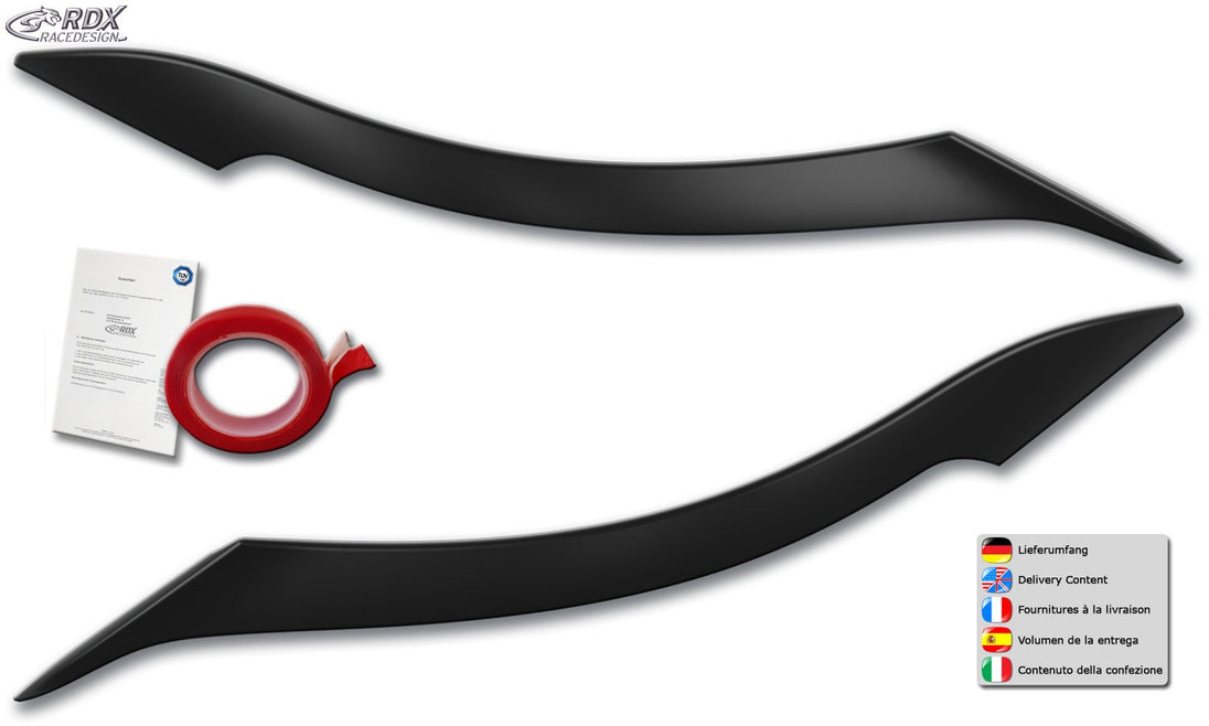 Headlight Covers for BMW Z4 E89 Facelift 2013-2016 (and 2009-2013) Light Brows - RDX - RDX - RDSB216