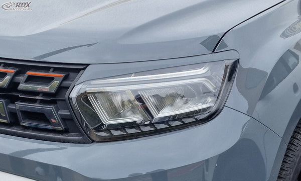 Headlight Covers for DACIA Duster 2 SR (Mod. 2018-2024) Light Brows - RDX