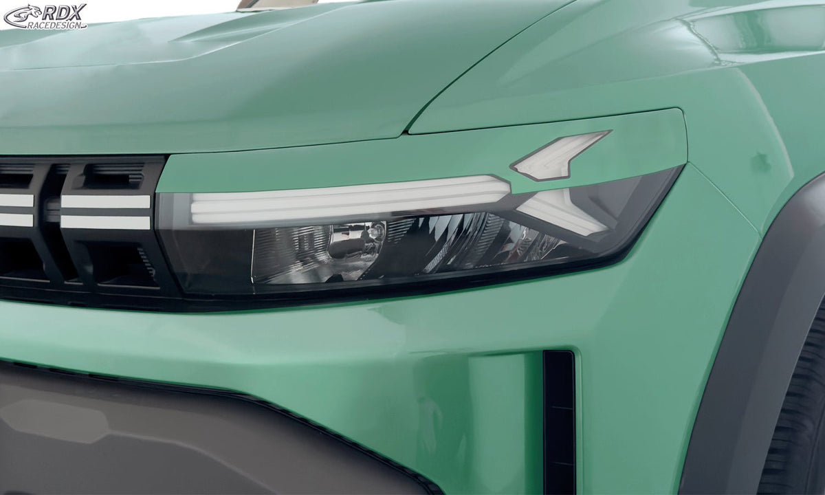 Headlight Covers for DACIA Duster 3 DJF (Mod. 2024-present) & Bigster DJF (Mod. 2025-present) Light Brows - RDX - RDSB229