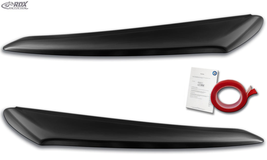 Headlight Covers for FIAT Ducato (2014+) & CITROEN Jumper / Relay (2014+) & OPEL / VAUXHALL Movano (2021+) & PEUGEOT Boxer (2014+) & TOYOTA ProAce Max (2024+) & IVECO eSuperJolly (2026+) & RAM ProMaster (2013+) Light Brows - RDX - RDX - RDSB164