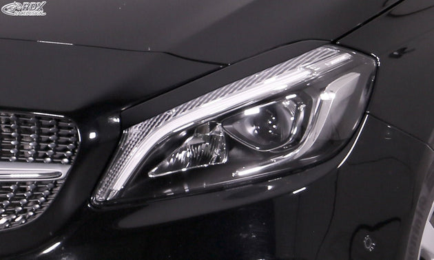 Headlight Covers for MERCEDES A-Class W176 245G (2012+) Light Brows - RDX - Headlight Covers - RDX - RDSB167