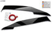 Headlight Covers for MERCEDES C-Class W205, S205, C205 (2014+) Light Brows - RDX - Headlight Covers - RDX - RDSB166