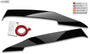 Headlight Covers for MERCEDES C-Class W205, S205, C205 (2014+) Light Brows - RDX - Headlight Covers - RDX - RDSB166