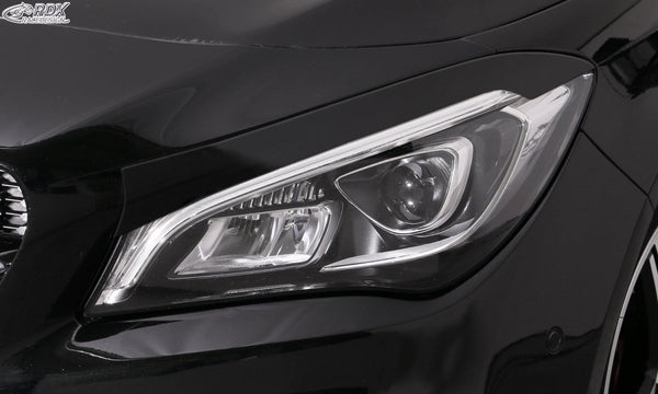 Headlight Covers for MERCEDES CLA (245 G / C117 / X117 / 2016-2019) Light Brows RDX