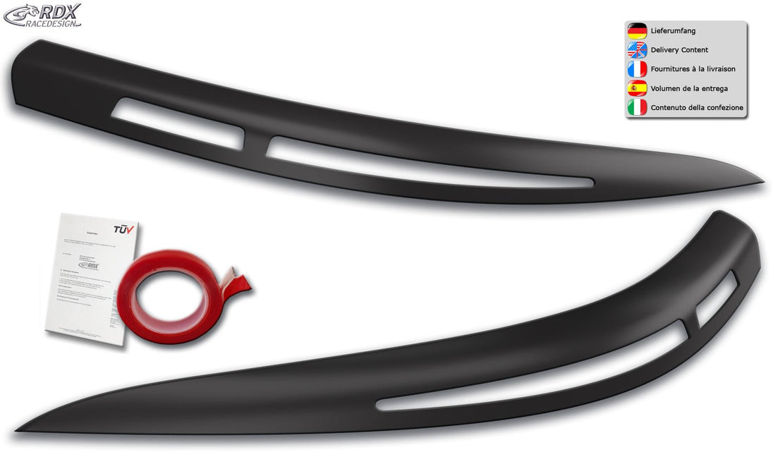 Headlight Covers for MW 5-Series E60 / E61 -2007 RDX - RDX - RDSB101
