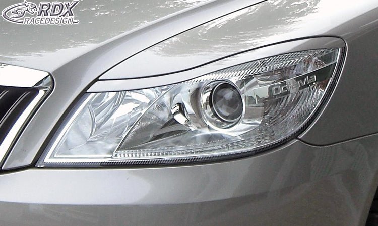 Headlight Covers for SKODA Octavia 2 / 1Z Facelift 2008+ - RDX - Headlight Covers - RDX - RDSB092