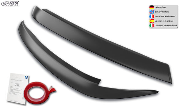 Headlight Covers for VW Caddy (SK / SKN / 2020+) Light Brows - RDX