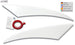 Headlight Covers for VW Crafter (2006-2017) white highgloss Light Brows - RDX - RDX - RDSB176-WS