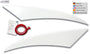 Headlight Covers for VW Crafter (2006-2017) white highgloss Light Brows - RDX - RDX - RDSB176-WS