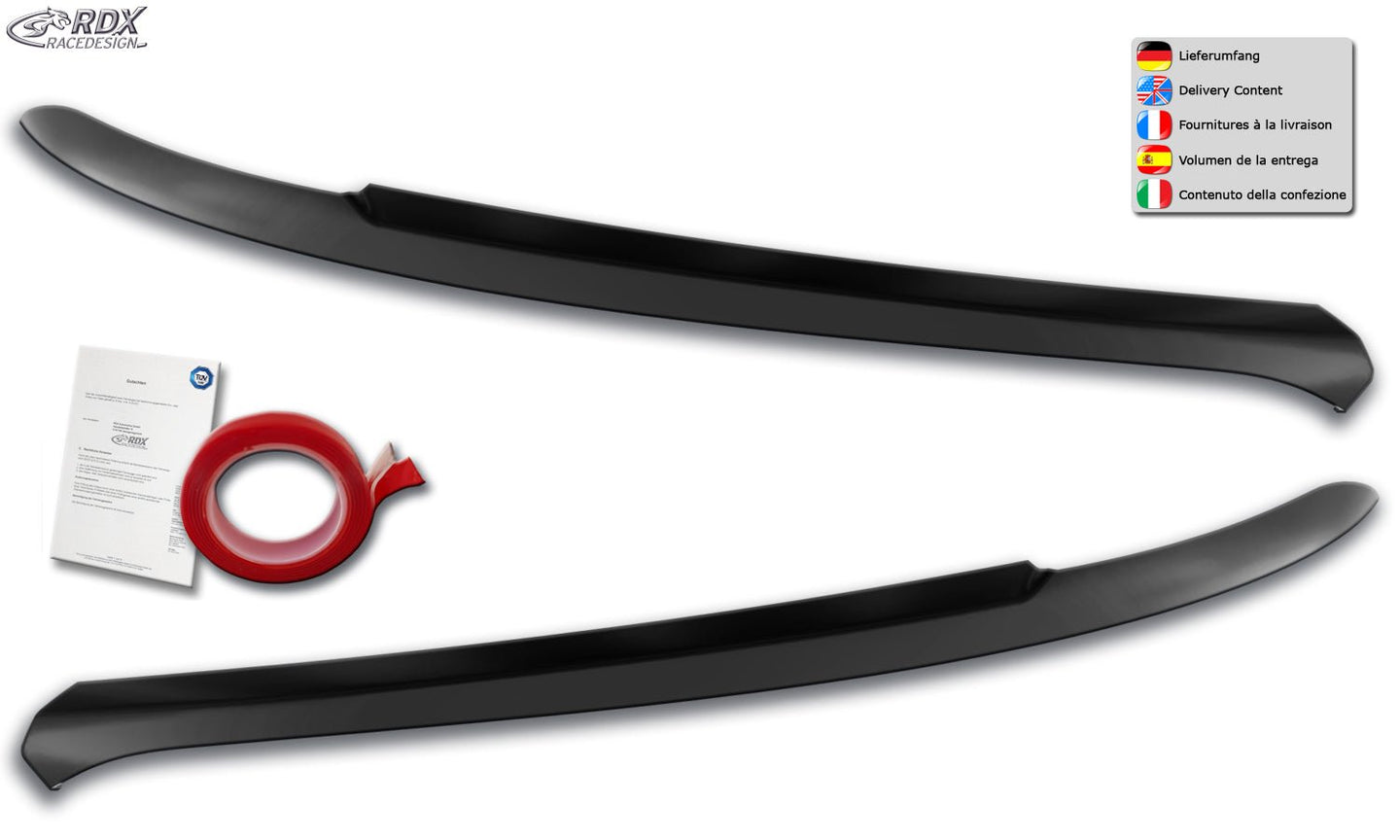 Headlight Covers for VW T-Roc (A1 / 2017+) Light Brows - RDX - RDX - RDSB181
