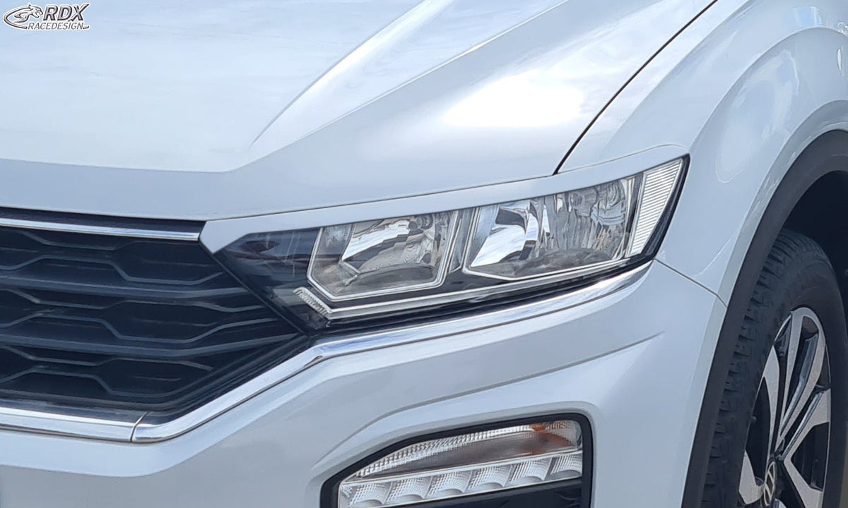 Headlight Covers for VW T-Roc (A1 / 2017+) Light Brows - RDX - RDX - RDSB181