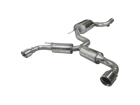 Exhaust System VW Golf 5 / Golf 6, Scirocco, Beetle 5C, Audi A3 8P, Seat Leon 1P (1.4 / 1.8–2.0 TSI, FWD) – Bull-X 3″ Y-Style VAG02