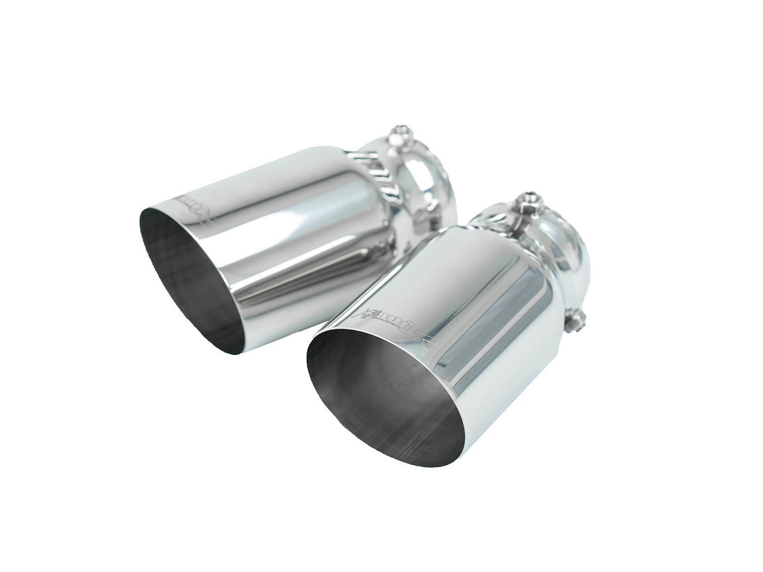 Exhaust Tips, Universal – Bull-X Round 100 / 114 / 125 mm (Set of 2)