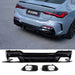 Rear Diffuser + Exhaust Tips BMW 4 Series G22 M Sport (2020-2026)