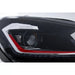 LED Headlights for VW Golf 6 VI 2008–2013 – (G7.5 GTI Look), Red Sequential Indicators - Headlights - Kitt - HLVWG6FR