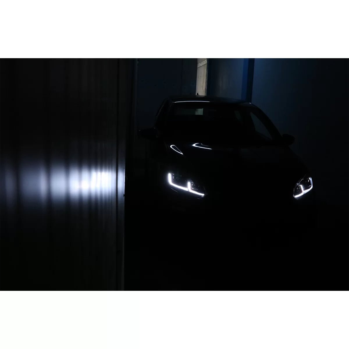 LED Headlights for VW Golf 6 VI 2008–2013 – (G7.5 GTI Look), Red Sequential Indicators - Headlights - Kitt - HLVWG6FR