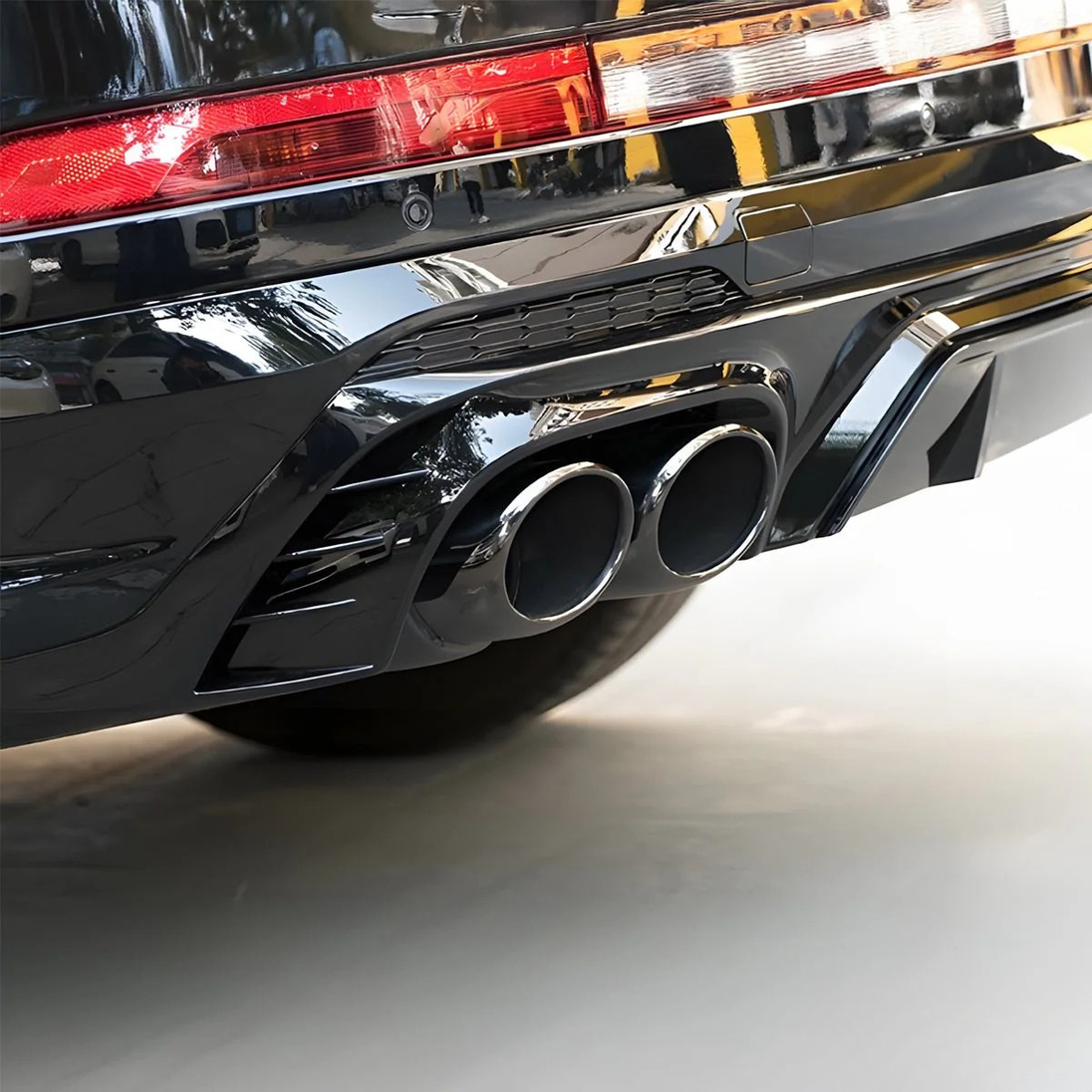 Rear Diffuser + Exhaust Tips Audi Q5 FY S line / SQ5 Pre-Facelift (2017-2021) – view 3