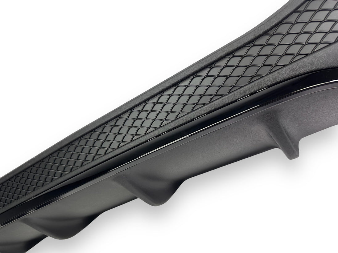 Rear Diffuser + Exhaust Tips Mercedes GLE W166 AMG Line (2015-2019) – Black / Chrome – view 4