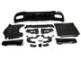Rear Diffuser + Exhaust Tips Mercedes C-Class W206 / S206 AMG Line (2021+) – Black / Chrome – view 2