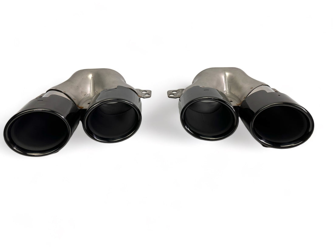 Rear Diffuser + Exhaust Tips Mercedes C-Class W206 / S206 AMG Line (2021+) – Gloss Black – view 4