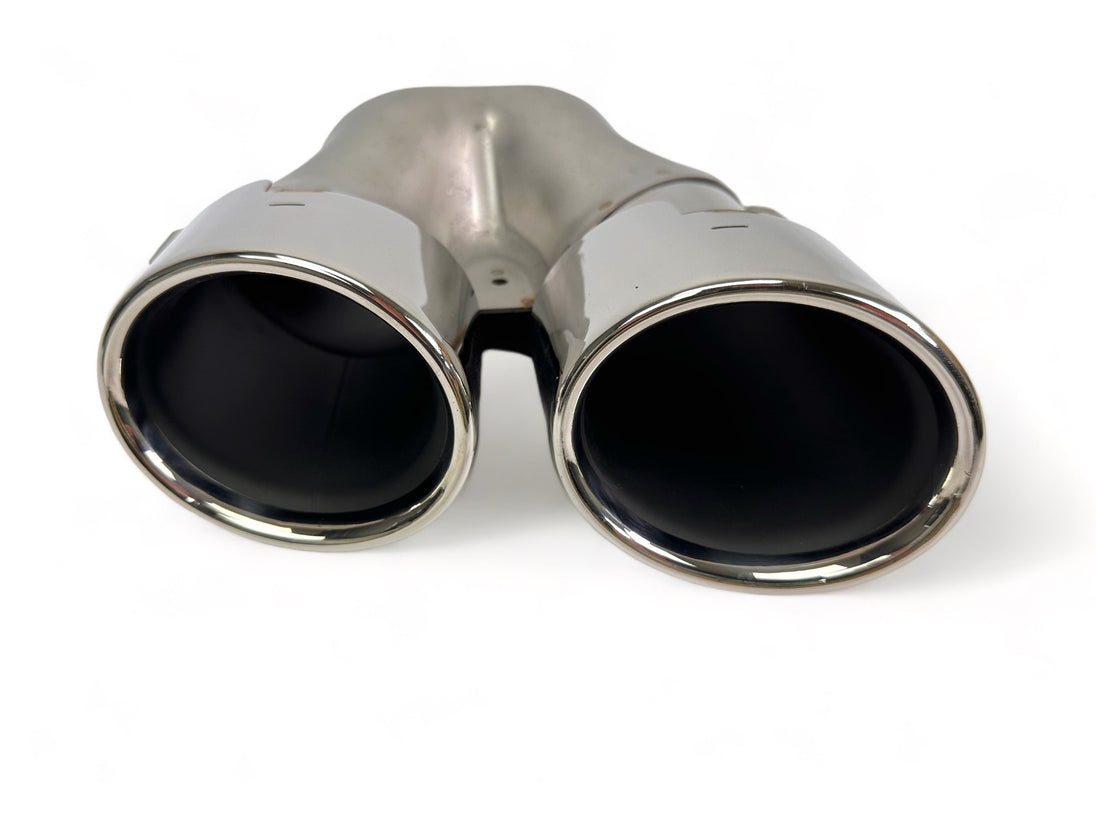 Rear Diffuser + Exhaust Tips Mercedes C-Class W206 / S206 AMG Line (2021+) – Black / Chrome – view 6
