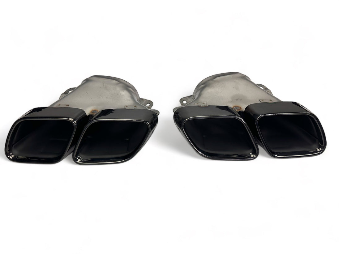 Rear Diffuser + Exhaust Tips Mercedes GLE W167 AMG Line (2019-2023) – Black – view 5