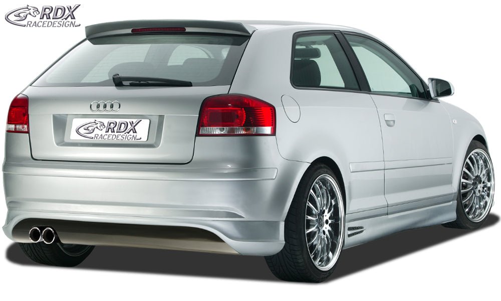 RDX Rear Bumper Extension for AUDI A3 8P 2006-2008 "SingleFrame" RDX - RDX - RDHA075