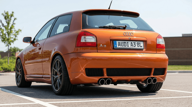 Rear Bumper Audi A3 8L RG MS Look 1996-2003 - Para-Choques - Componor - 0106294