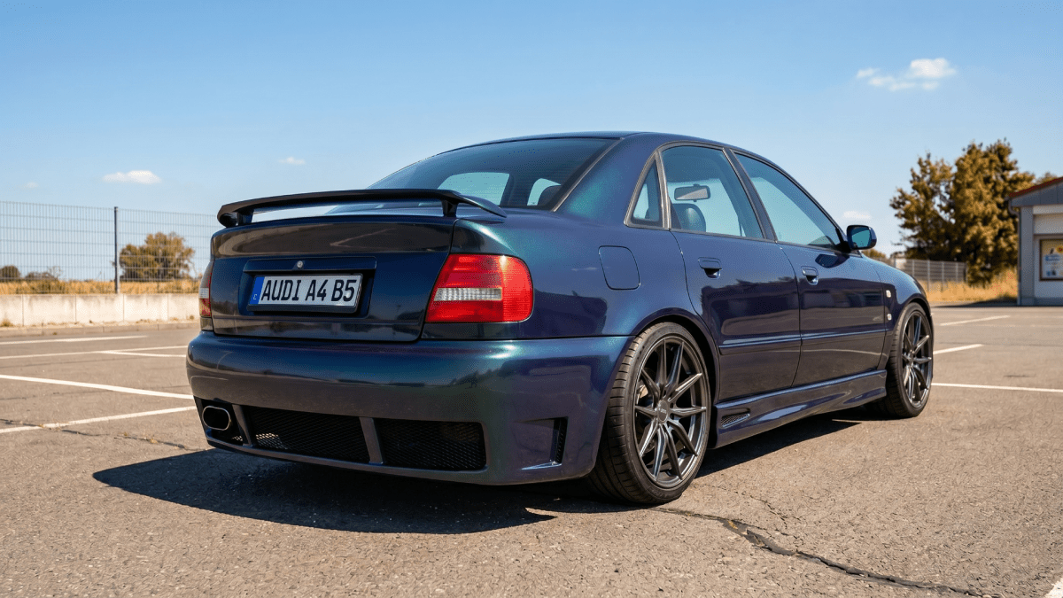Rear Bumper Audi A4 B5 8D GT-Race Look 1994-2001 - Para-Choques - Componor - 0106239
