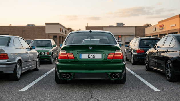 Rear Bumper Bmw E46 - Para-Choques - Bruma Mágica - 0106238