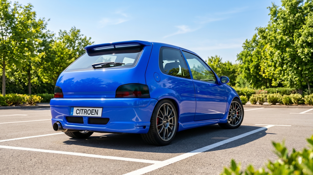 Rear Bumper Citroen Saxo - Bruma Mágica - 0106088