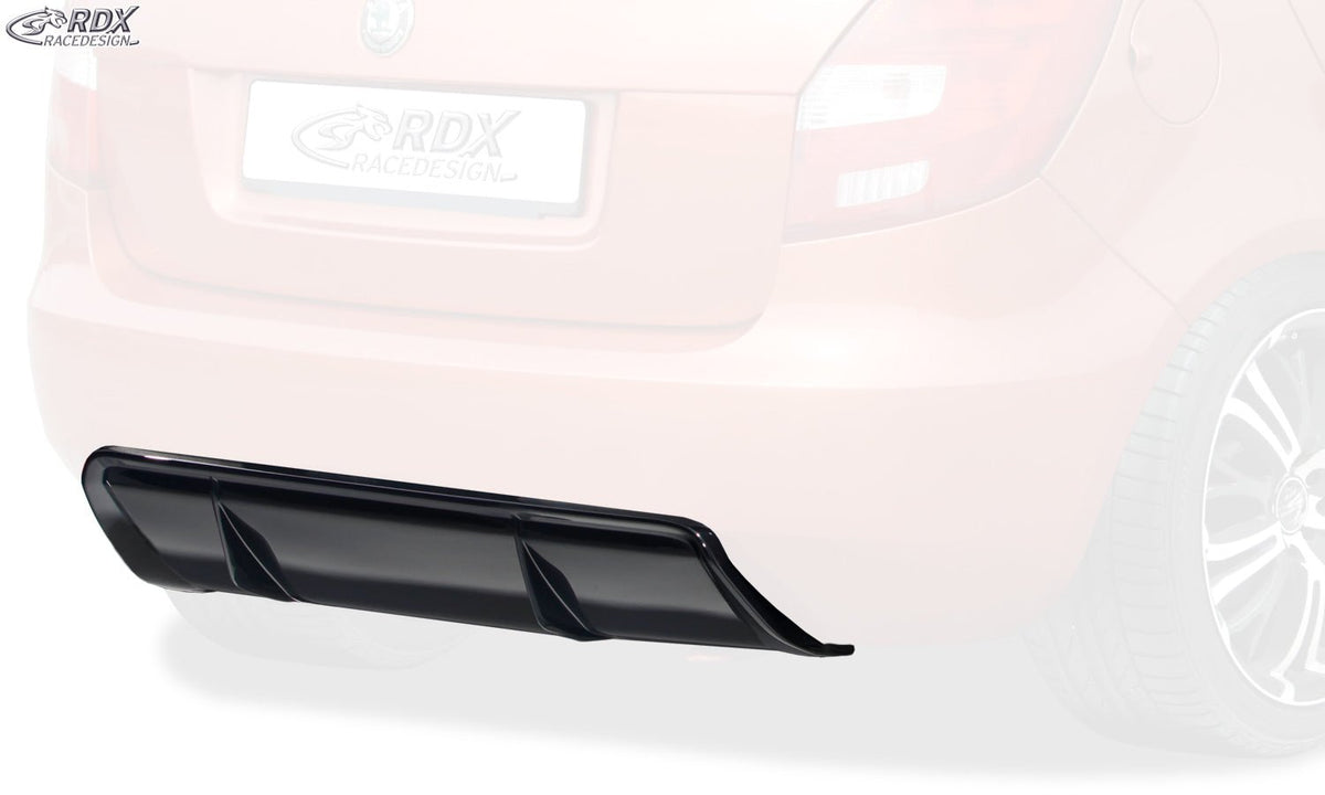 Rear Bumper Extension for SKODA Fabia 2 / 5J Diffusor - RDX - Rear Diffuser - RDX - RDHAD2001