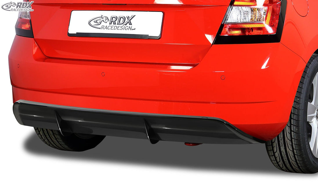 Rear Bumper Extension for SKODA Fabia 3 (5J/NJ) 2014-2019 Diffusor - RDX - Rear Diffuser - RDX - RDHA065
