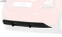 Rear Bumper Extension for SKODA Fabia 3 (5J/NJ) 2014-2019 Diffusor - RDX - Rear Diffuser - RDX - RDHA065