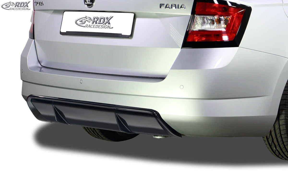 Rear Bumper Extension for SKODA Fabia 3 Combi (5J/NJ) 2014-2019 StationWagon Diffusor - RDX - Rear Diffuser - RDX - RDHAD2002