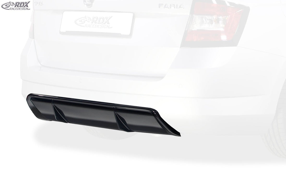 Rear Bumper Extension for SKODA Fabia 3 Combi (5J/NJ) 2014-2019 StationWagon Diffusor - RDX - Rear Diffuser - RDX - RDHAD2002
