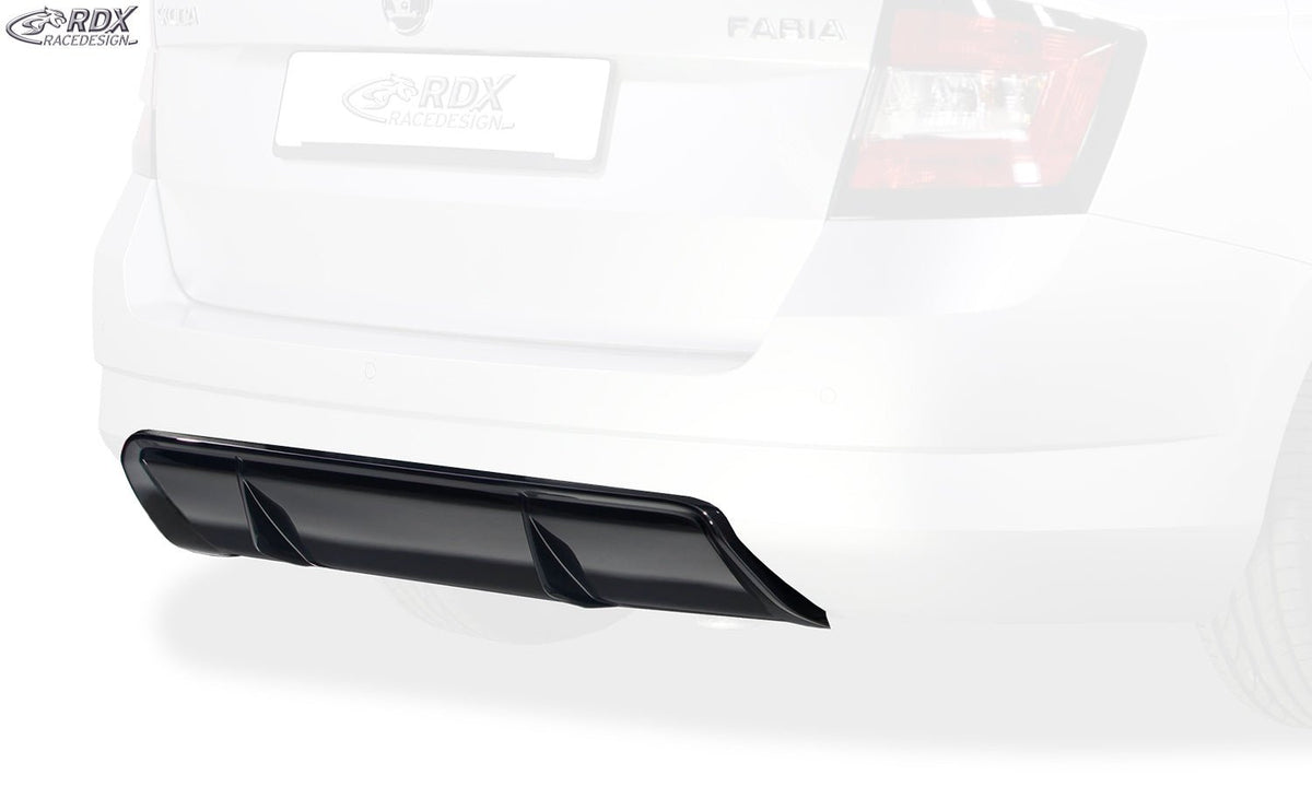 Rear Bumper Extension for SKODA Fabia 3 Combi (5J/NJ) 2014-2019 StationWagon Diffusor - RDX - Rear Diffuser - RDX - RDHAD2002