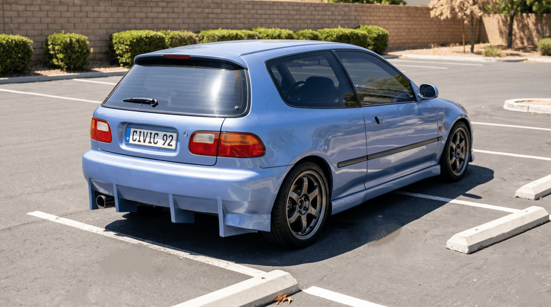 Rear Bumper Honda Civic 92 - Para-Choques - Componor - 0106150