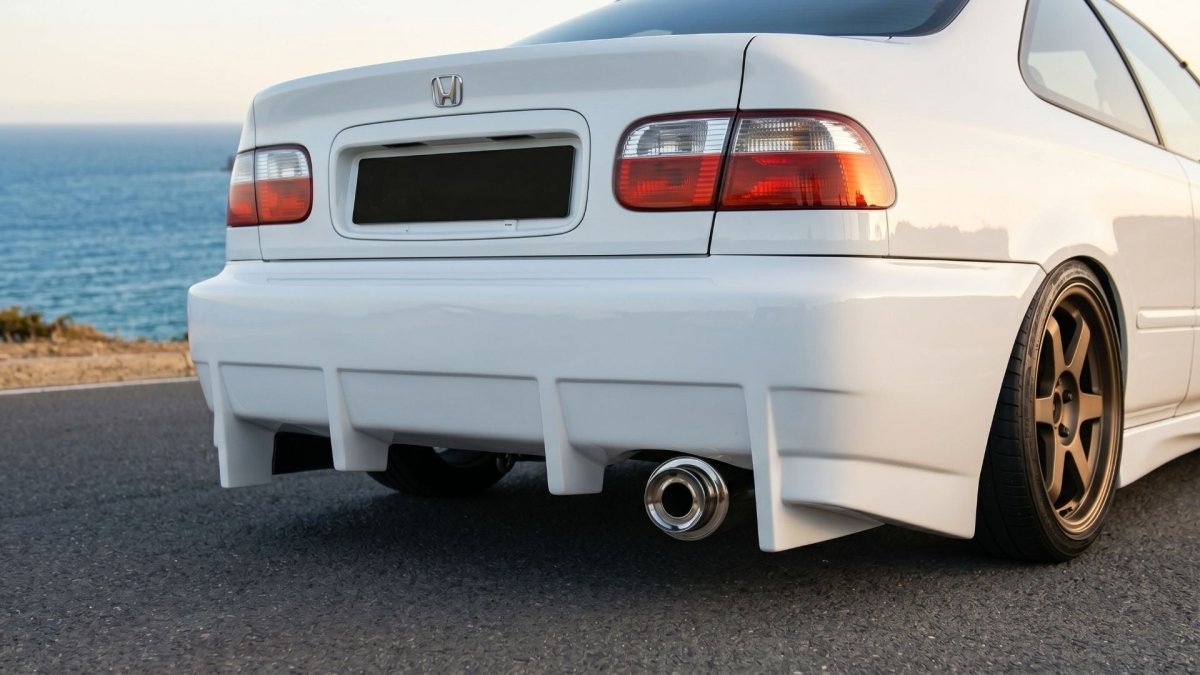 Rear Bumper Honda Civic MK5 EJ Coupe Komodo Look 1992-1995 - Para-Choques - Componor - 0106185