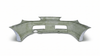 Rear Bumper Hyundai Coupê MK1 RD 1996-1999 - Para-Choques - Componor - 0106050