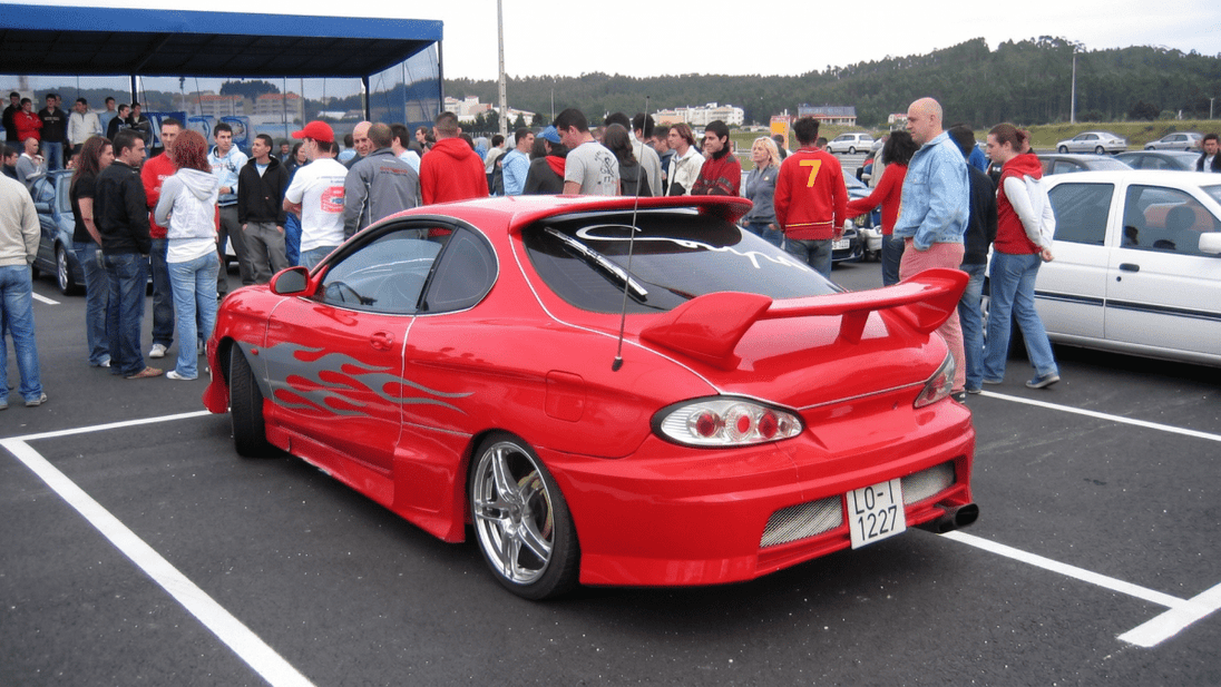 Rear Bumper Hyundai Coupê MK1 RD 1996-1999 - Para-Choques - Componor - 0106050