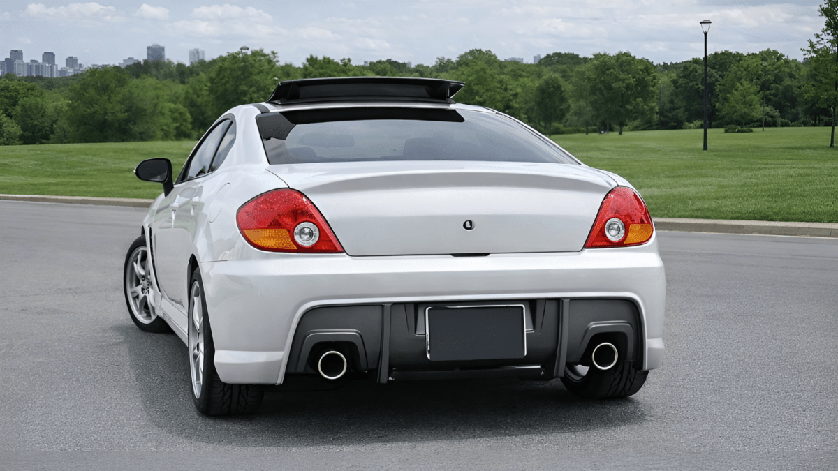 Rear Bumper Hyundai Coupe MK2 (GK F/L) 2004-2006 - Bruma Mágica - 0106158