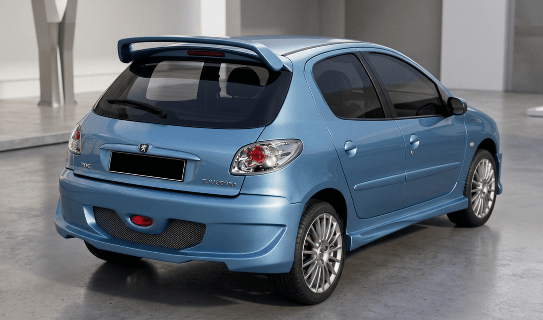 Rear Bumper Peugeot 206 - Para-Choques - Componor - 0106024