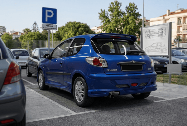Rear Bumper Peugeot 206 - MS