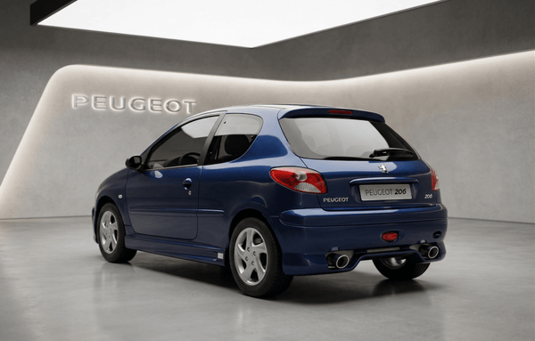 Rear Bumper Peugeot 206