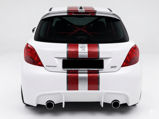Rear Bumper Peugeot 207 - Para-Choques - Componor - 0106278