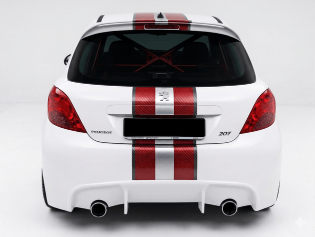 Rear Bumper Peugeot 207 - Para-Choques - Componor - 0106278