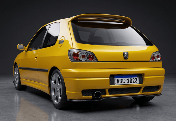 Paragolpes trasero para Peugeot 306 - 3 agujeros