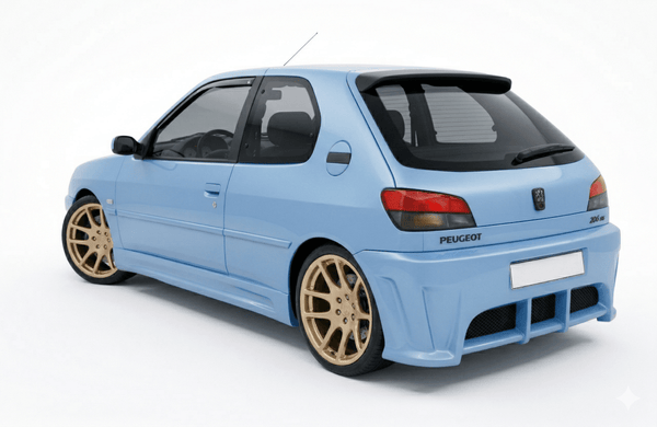 Paragolpes trasero para Peugeot 306 - MOS